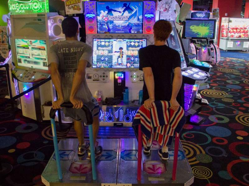 Gameplay Of The Dance Dance Revolution Arcade Machine