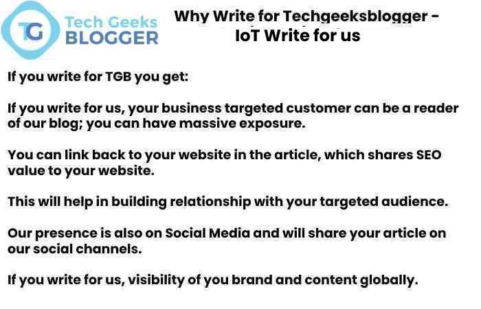 IoT Write for us