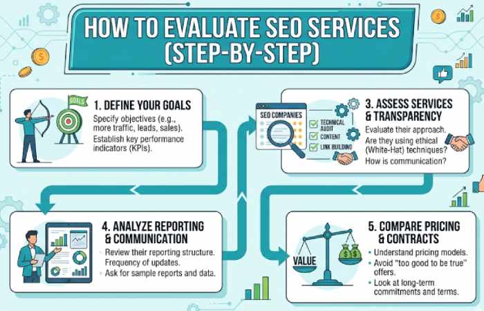 how to evaluate seo services