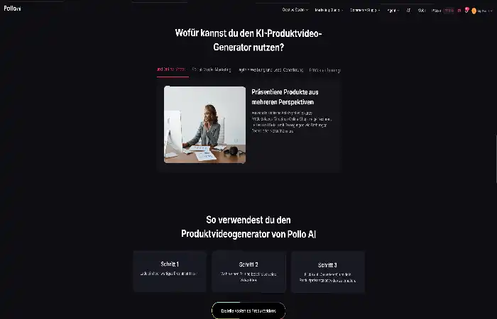 How does creating a product video with the pollo ai product video generator work